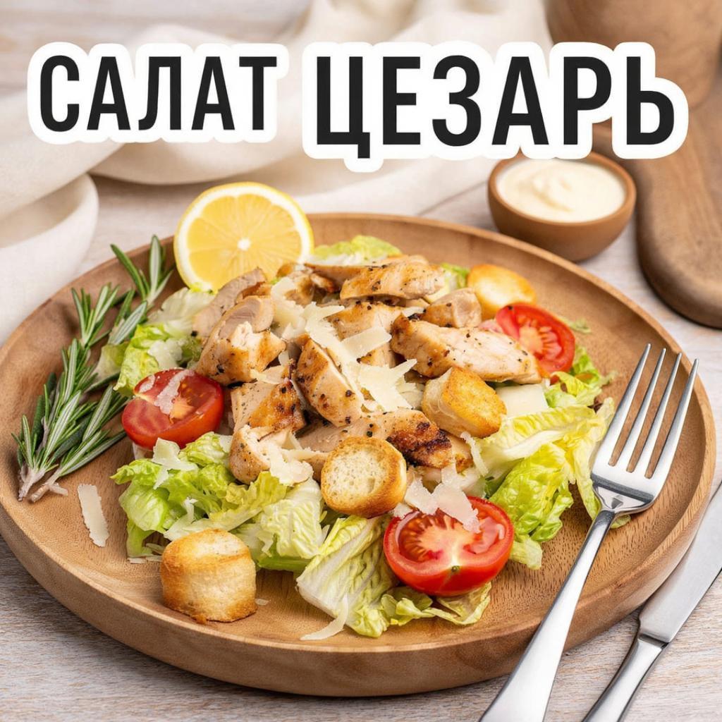 Цезарь: От Легенды к Кулинарному Совершенству - Рецепт, который Покорил Мир