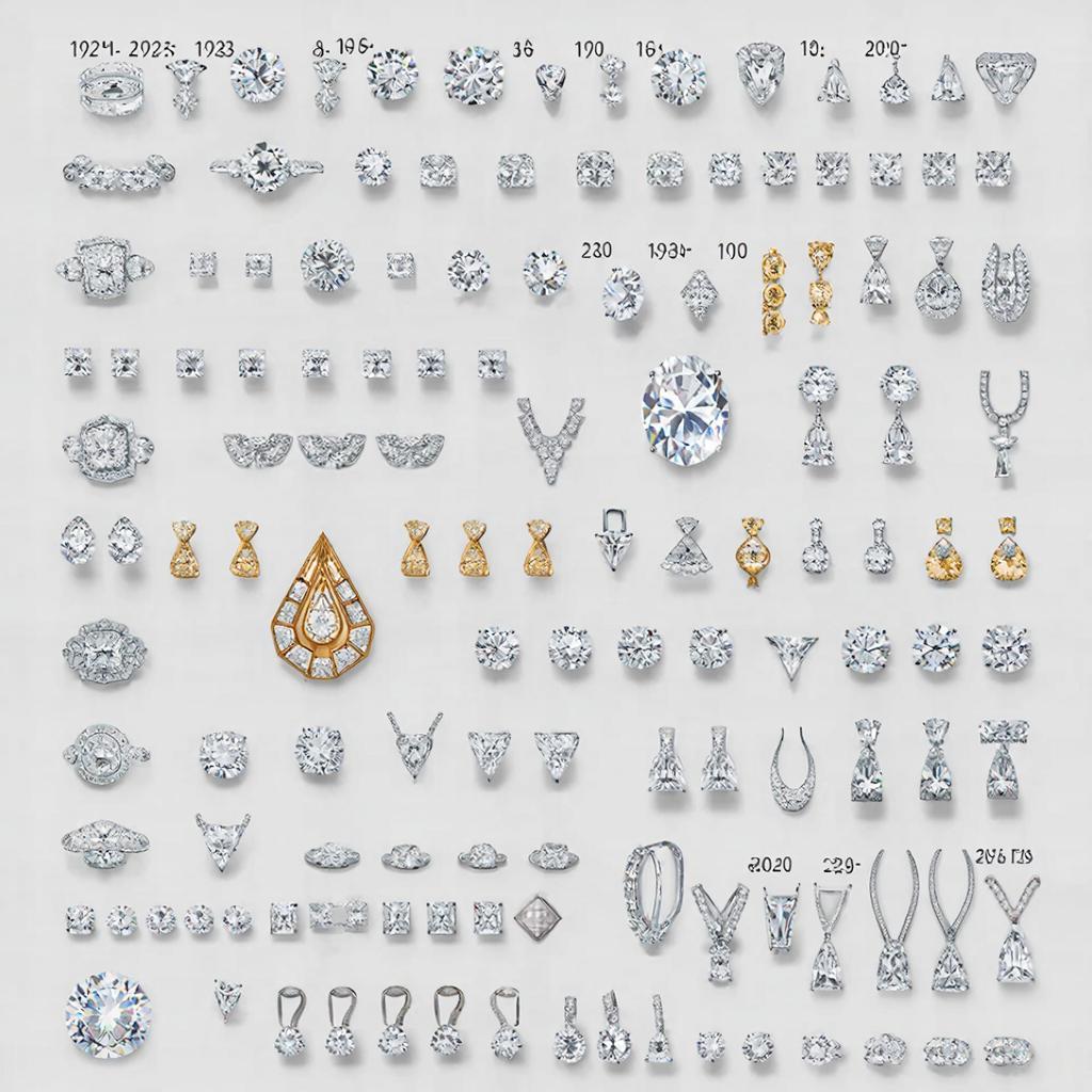 Эволюция ювелирных украшений с бриллиантами за последние сто лет